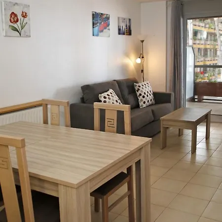 公寓 At125 Els Pins, Con Piscina En 1ra Linea De La Playa